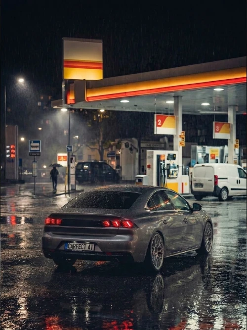 Gas Station scene